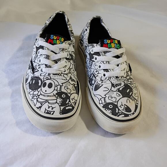 Vans Nintendo Super Mario Bros Villains Game Over Sneakers W7 M5.5 Canvas Skate - Picture 9 of 15